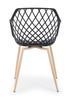 BIZZOTTO krzesło OPTIK czarne
