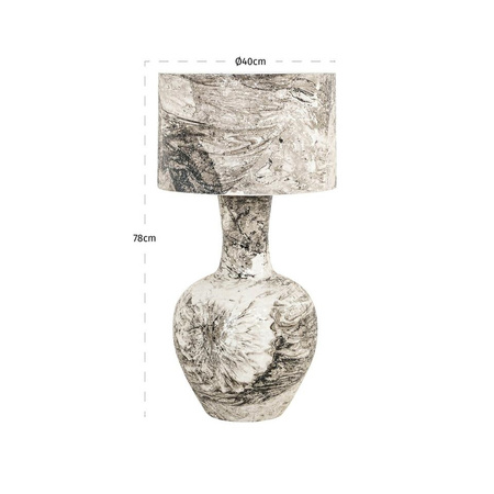 RICHMOND lampa stołowa CECILE biała /     czarna