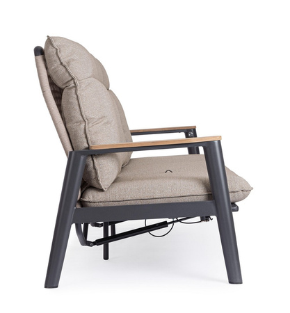 BIZZOTTO sofa 3-osobowa ogrodowa MIGUEL   beżowa