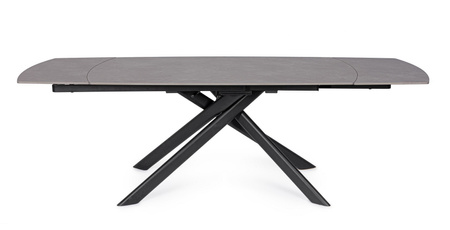 BIZZOTTO stół ogrodowy JOAKIM 160-240     czarny / rozkładany