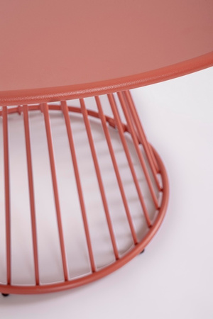 BIZZOTTO stół ogrodowy AUSTIN 120         czerwony