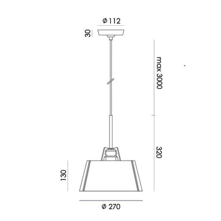 Tonone LED Bella Pendant Aluminum Fitting