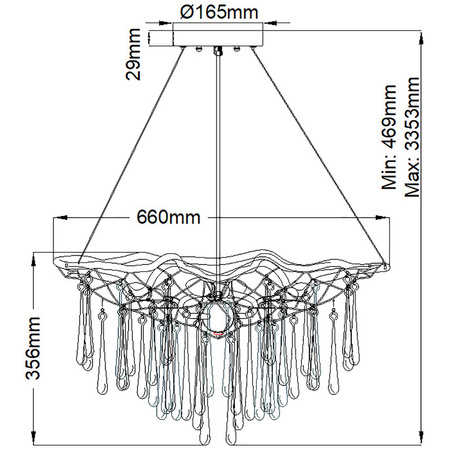 Lampa wisząca Laguna - 4 źródła światła Laguna Quintiesse Lisa McDennon by Hinkley QN-LAGUNA-4P