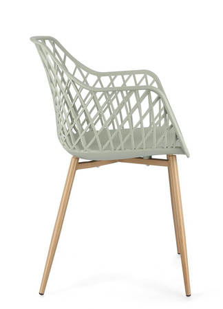 BIZZOTTO krzesło OPTIK zielone