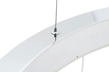 Lampa wisząca RING 40 srebrna - LED, stal polerowana