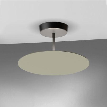 Vibia Flat Lampa Sufitowa LED ze Ściemniaczem, 40cm wys. szerokość 20 cm, Czarny Zielony