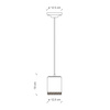 Lampa Wisząca  MATECA Ferroluce C988-CEM