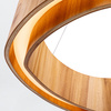 Lampa wisząca Horizon Brązowy, Drewno Quintiesse Accord QN-HORIZON-RING-LED-60-TEAK