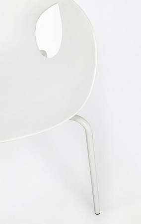 BIZZOTTO krzesło LENNOX ARM białe