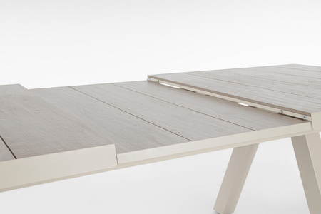 BIZZOTTO stół ogrodowy KRION PELICAN      205-265 rozkładany