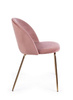 BIZZOTTO krzesło TANYA VELVET różowe