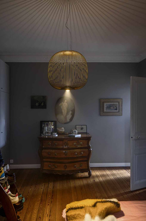 Lampa Wisząca Spokes 2 - Żółty FOSCARINI