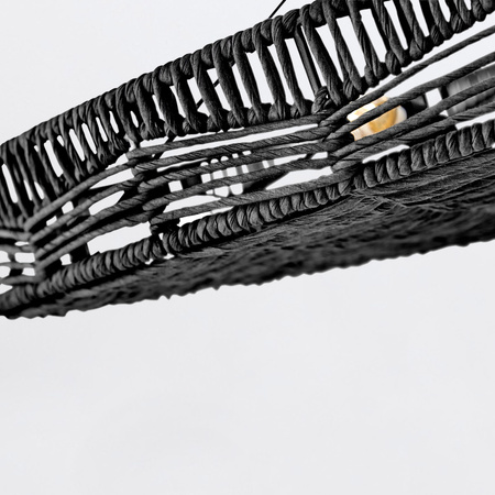 Lampa wisząca Ophelia - 6 źródeł światła - Czarny Quintiesse QN-OPHELIA-6P-BK-BK