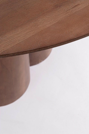 BIZZOTTO stół jadalniany NASSOR 120       brązowy