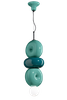 SOSPENSIONE 3 ELEMENTI - PENDANT WITH 3 ELEMENTS BUMBUM Ferroluce C2762-MIX