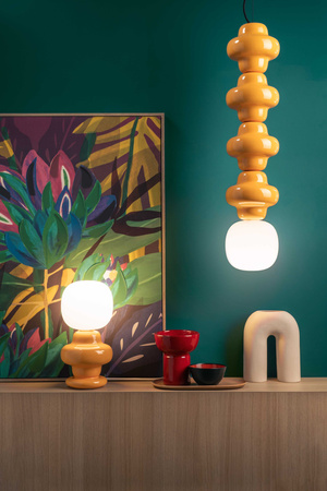 LAMPA WISZĄCA 4 ELEMENTY - PENDANT  COPACABANA Ferroluce C2682-GIA