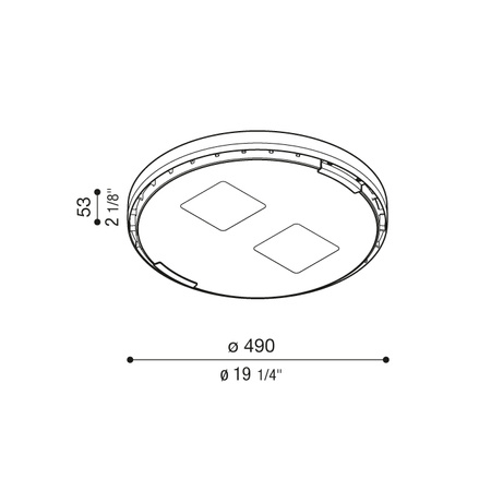 Lombardo LM16001BS95 Nowoczesna lampa wisząca IP66 Beta 2
