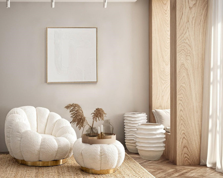 BIZZOTTO fotel obrotowy FLOREL biały