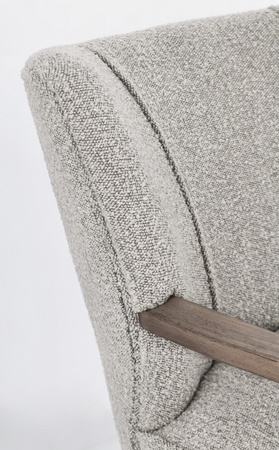 BIZZOTTO fotel MORITZ szary