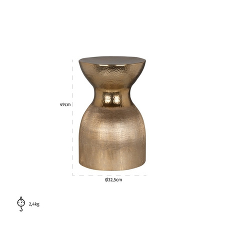 RICHMOND stolik JADEY złoty