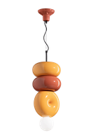 SOSPENSIONE 3 ELEMENTI - PENDANT WITH 3 ELEMENTS BUMBUM Ferroluce C2753-MIX