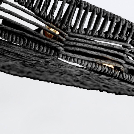 Lampa wisząca Ophelia - 6 źródeł światła - Czarny Quintiesse QN-OPHELIA-6P-BK-BK