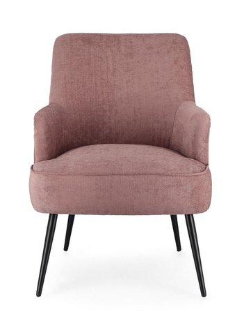BIZZOTTO fotel ERNESTINE ARM różowy