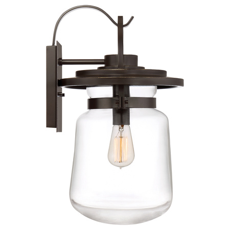 Duża latarnia naścienna Lasalle - 1 źródło światła Lasalle Quintiesse Quoizel QN-LASALLE-L-WT