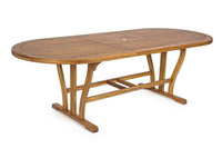 BIZZOTTO stół ogrodowy NOEMI 180-240      naturalny / rozkładany