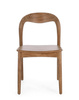 BIZZOTTO krzesło MILEY brązowe