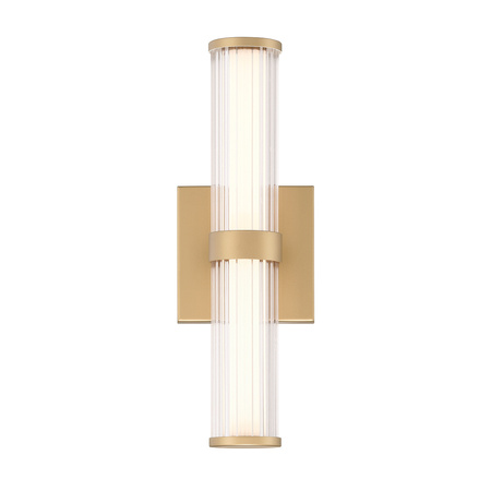 Mały kinkiet LED Fayton - Szczotkowane złoto Quintiesse Eurofase QN-FAYTON-S-BG