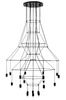 Lampa wisząca FLUSSO 20 czarna