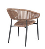 BIZZOTTO krzesło ogrodowe ALGAIDA         brązowe
