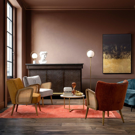 BIZZOTTO fotel VIRNA żółty