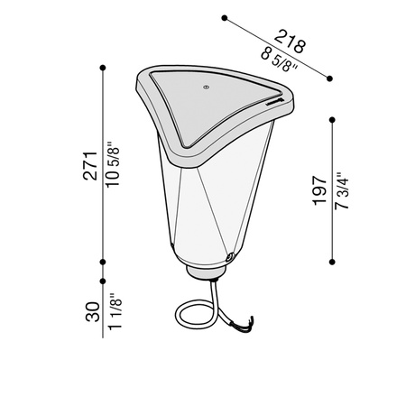 Lombardo LB12622 Lampa stojąca Green