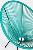BIZZOTTO krzesło ogrodowe PARKER          turkusowe