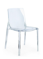 BIZZOTTO krzesło ogrodowe ADELE           transparentne