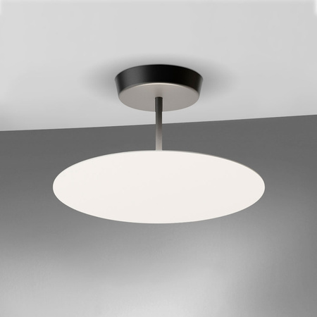 Vibia Flat Lampa Sufitowa LED ze Ściemniaczem, 40cm wys. 20 cm, Czarny Biały