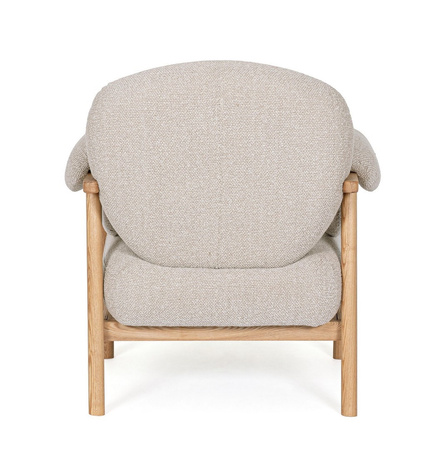 BIZZOTTO fotel CALISTA beżowy