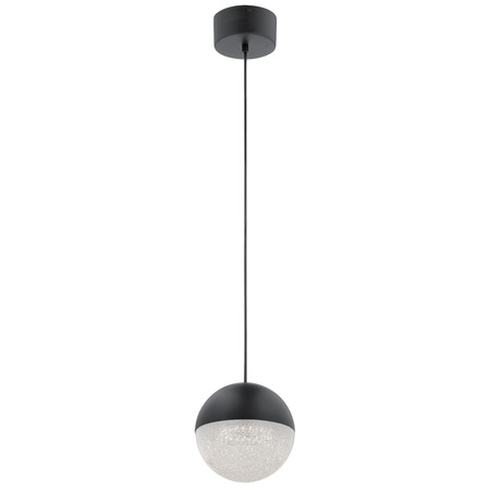 Mała lampa wisząca LED Moonlit - Matowa czerń Moonlit Quintiesse Kichler QN-MOONLIT-P-MBK