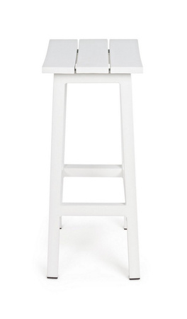 BIZZOTTO krzesło barowe ogrodowe SKIPPER  71 białe