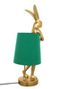 KARE lampa stołowa RABBIT 68 cm  złota / zielona