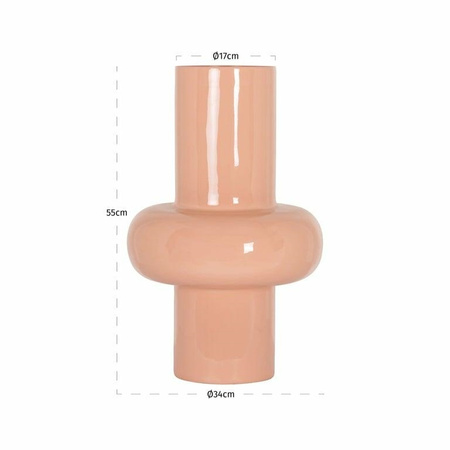 RICHMOND wazon ALISON L pudrowy róż