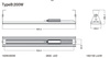 Oprawa przemysłowa liniowa LED 250w - HighPOWER DALI-  35000lm 4000K DALI-LHB-250W Unilight