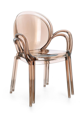 BIZZOTTO krzesło ogrodowe CAMILLA         brązowe