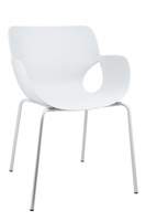 BIZZOTTO krzesło LENNOX ARM białe