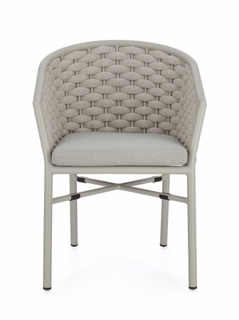 BIZZOTTO krzesło ogrodowe MARGALIDA       SATURN beżowe