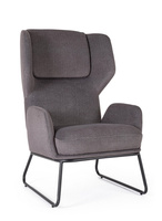 BIZZOTTO fotel OPHELIA szary