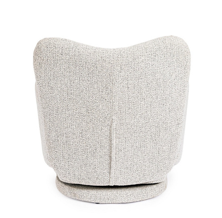 BIZZOTTO fotel obrotowy HARPER szary