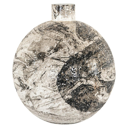 RICHMOND wazon DELISHA biały / czarny